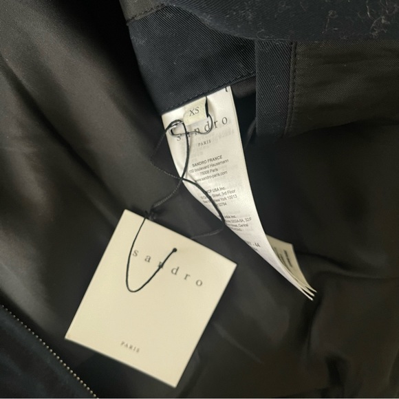 Sandro Cotton Bomber Jacket - Picture 4 of 4